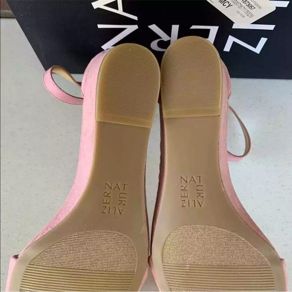 Naturalizer London Rosewood fabric Ankle Strap Wedge Sandals Women's size US 9.5 - Picture 7 of 9